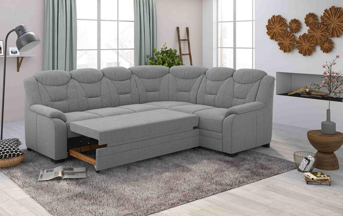 Sarokkanapé Marcus C253764 - világosszürke, Modern, textil (263/99/211cm) - Luca Bessoni