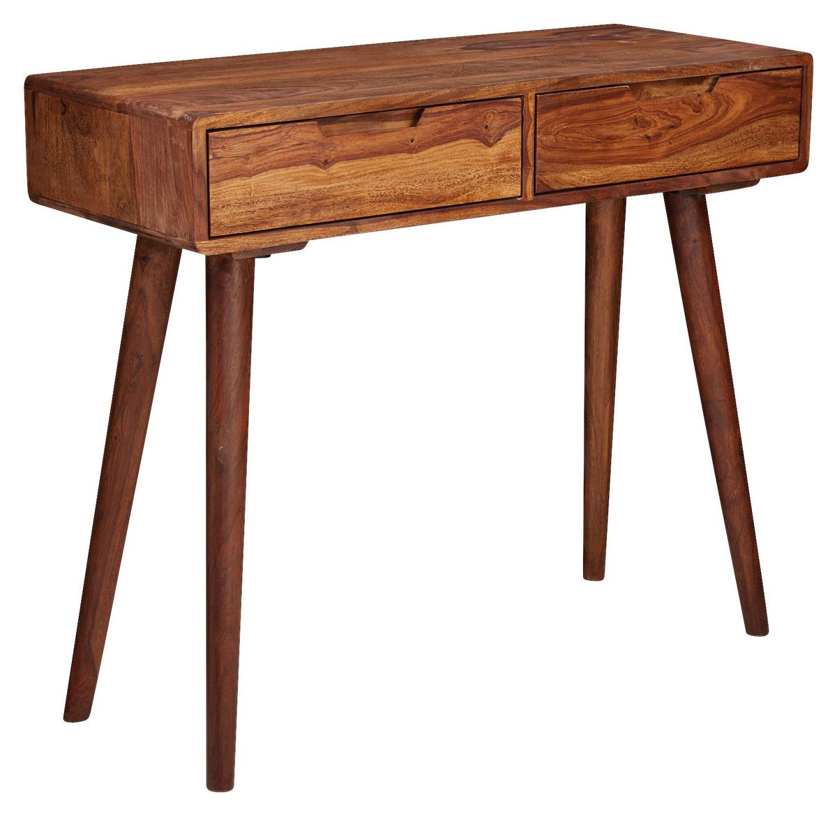 Konzolna Mizica Konsolentisch - barve indijskega rožnega lesa, Moderno, les (90/36/76cm) - MID.YOU