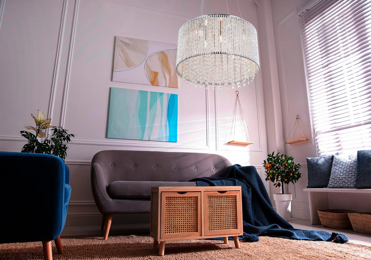 Kristály Függőlámpa Elise 4048-8cc - krómszínű, Konventionell, üveg/fém (41/142cm)