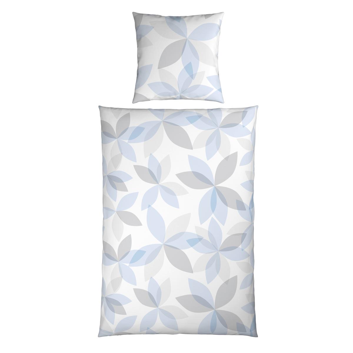 Bettwäsche Yuki Blau ca. 135x200cm - Blau, Textil (135/200cm) - Mömax