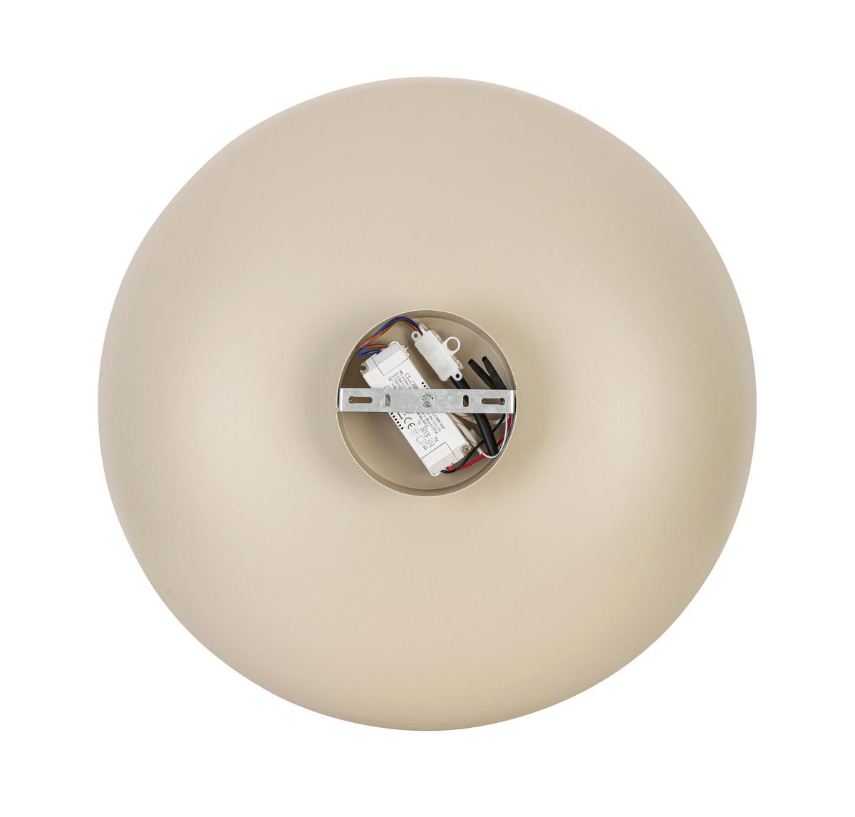 LAMPA SUFITOWA LED LOUIS *DK* - szary, Design, tworzywo sztuczne/metal (60/21,5cm) - Dieter Knoll