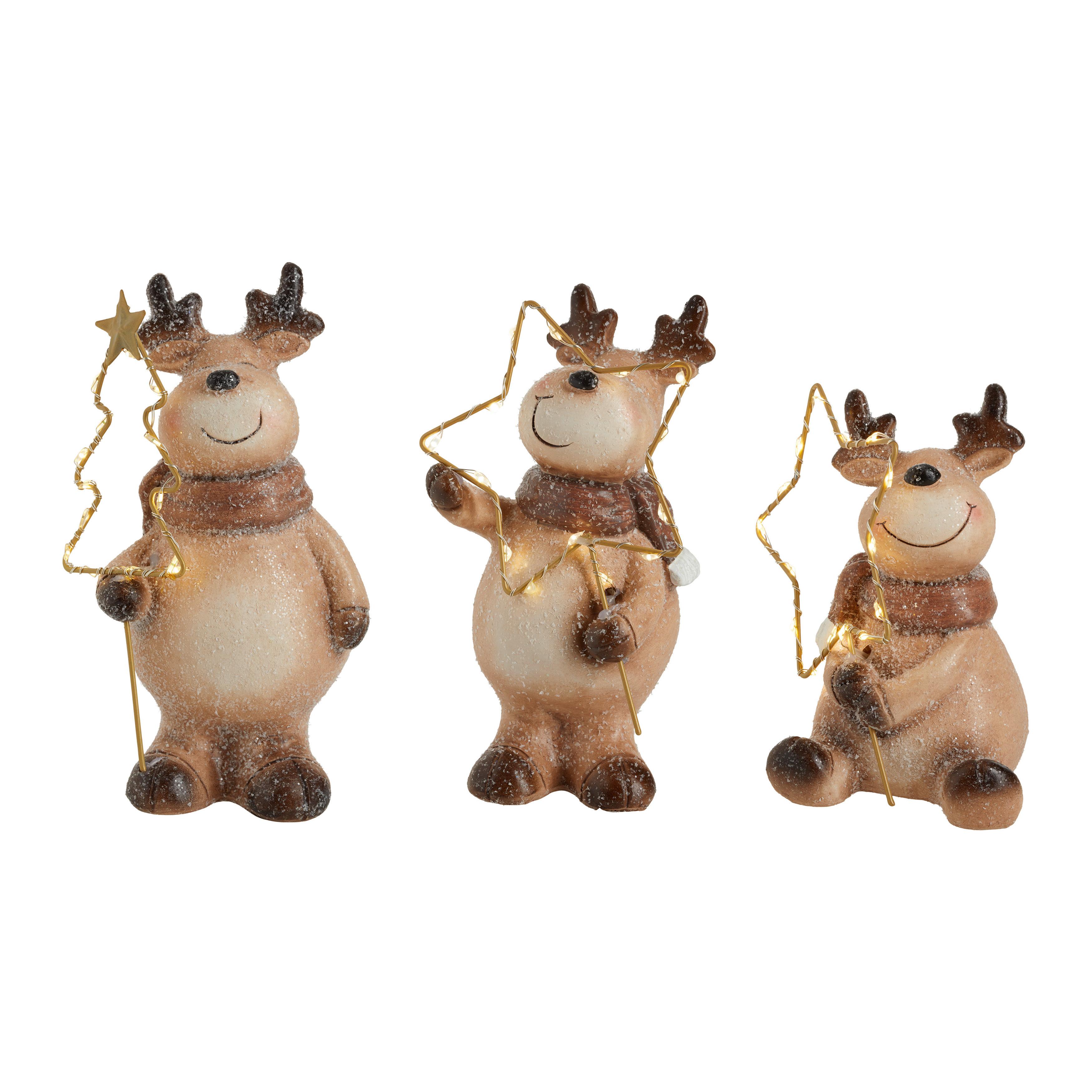 LED-Dekoleuchte Frido in div. Designs - Braun, Konventionell, Keramik (10/17.7/7.8cm) - Modern Living