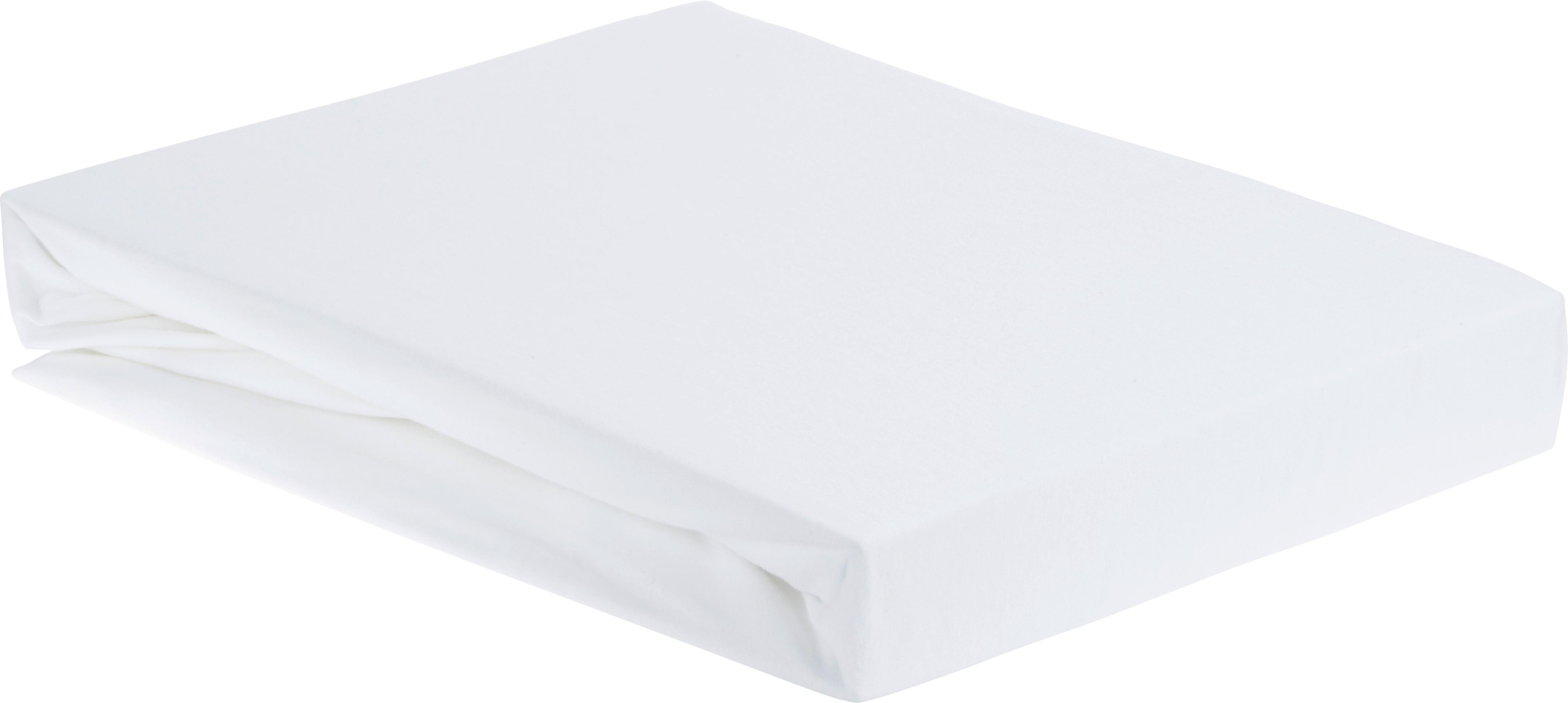 Spannbetttuch Elasthan ca. 150x200cm - Weiß (150/200cm) - Premium Living