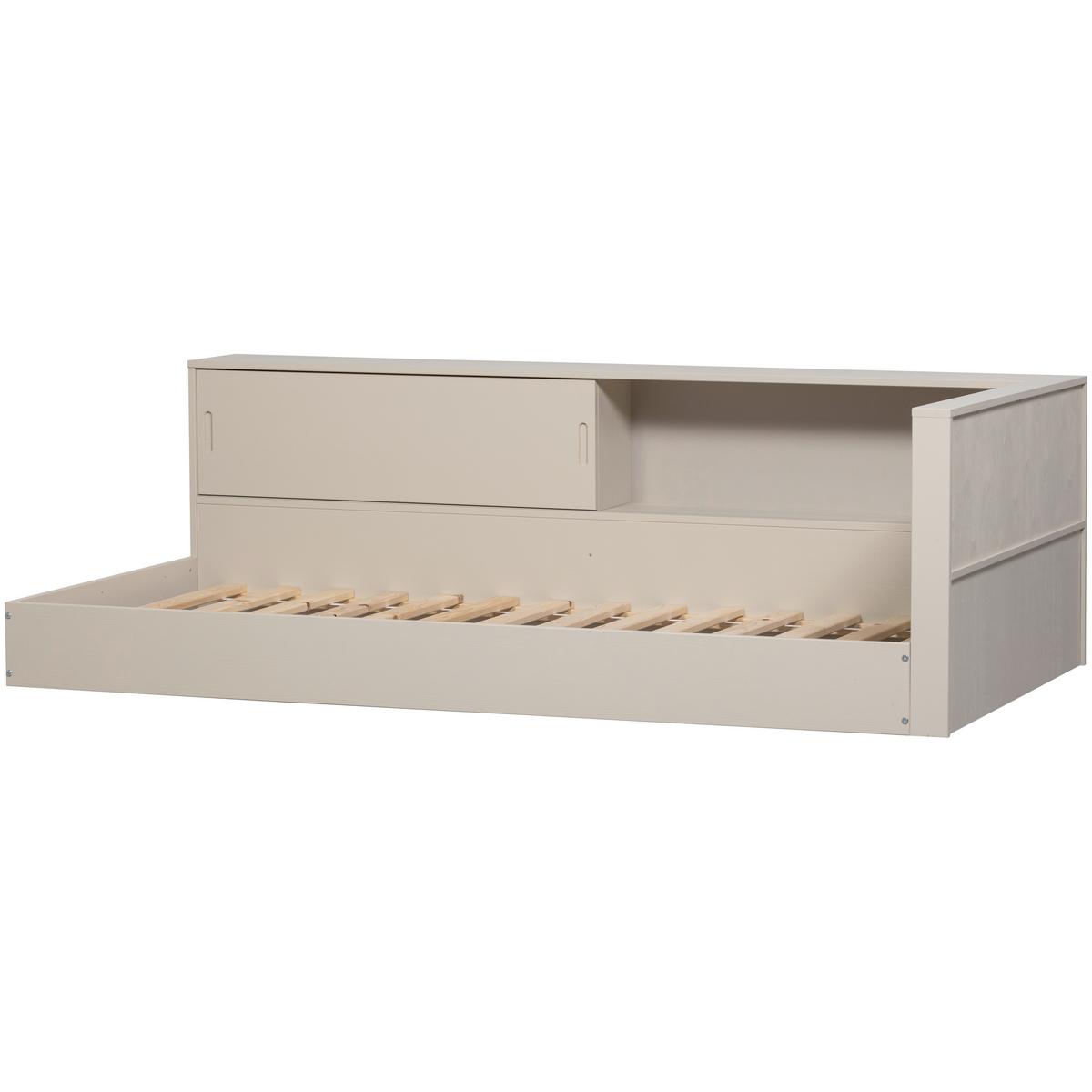 Bodenbett Carter Grau ca. 90x200 cm - Grau, Basics, Holz (90/200cm) - MID.YOU