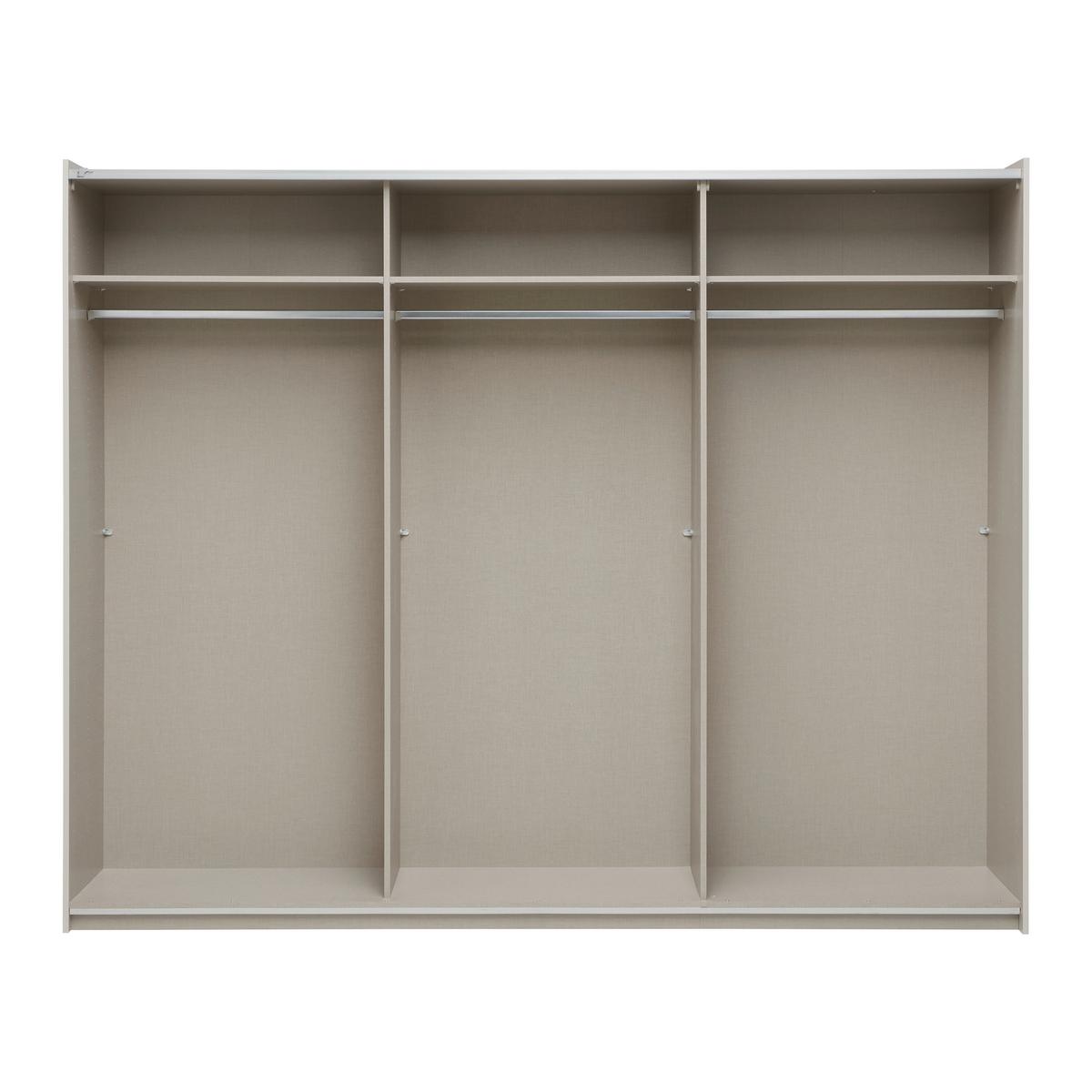 Schwebetürenschrank Ellmau Champagner/Eiche Artisan - Champagner/Eiche Artisan, KONVENTIONELL, Holzwerkstoff/Metall (261/210/59cm) - Premium Living
