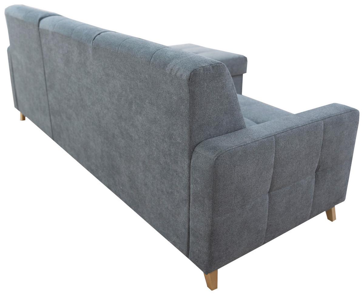 Kutna Garnitura Lars - prirodne boje/boje petroleja, Design, tekstil/drvo (223/161cm) - Based