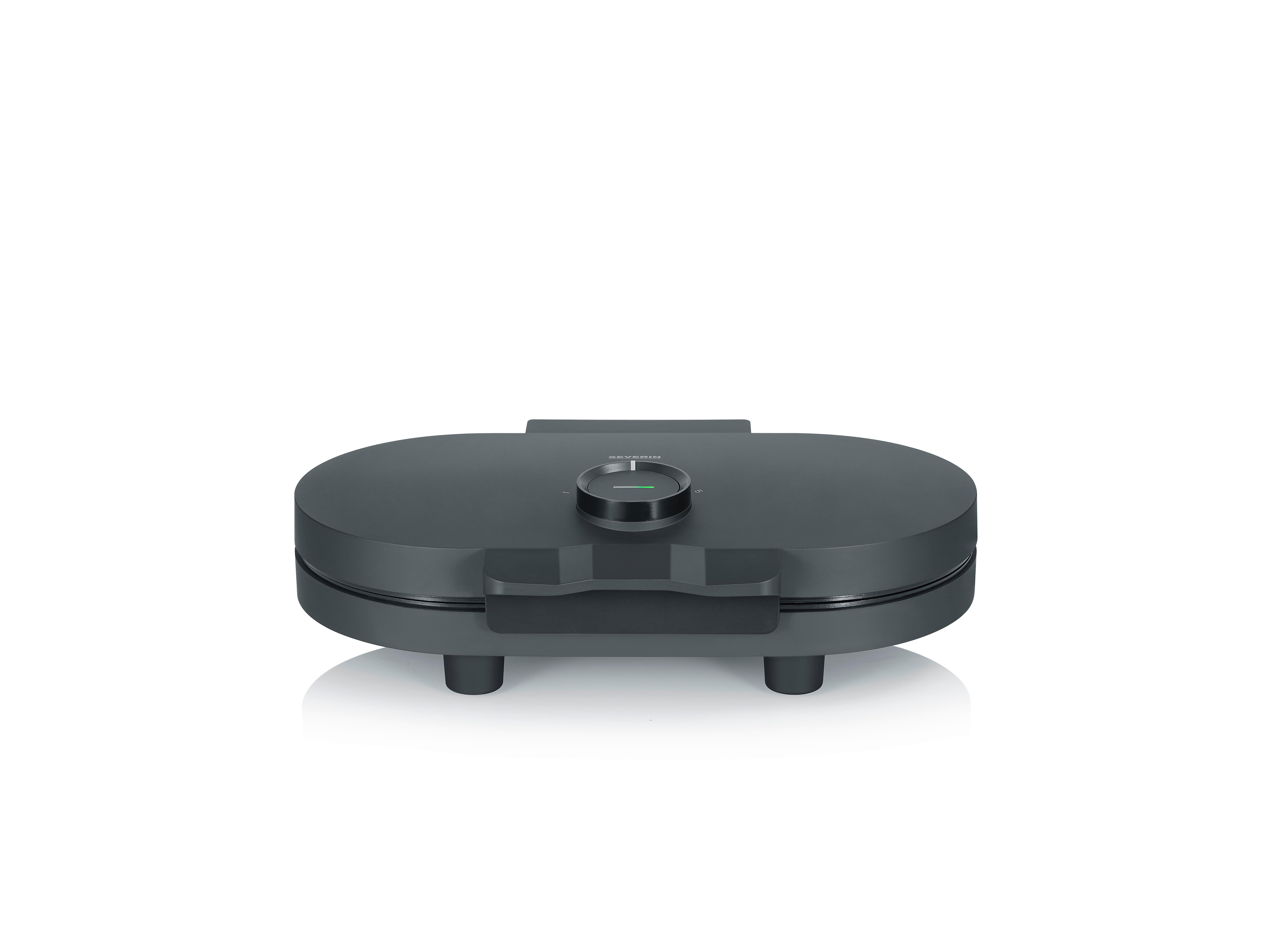 GOFROWNICA WA2118 - czarny, Basics, tworzywo sztuczne (34,9/10,1/24cm) - Severin