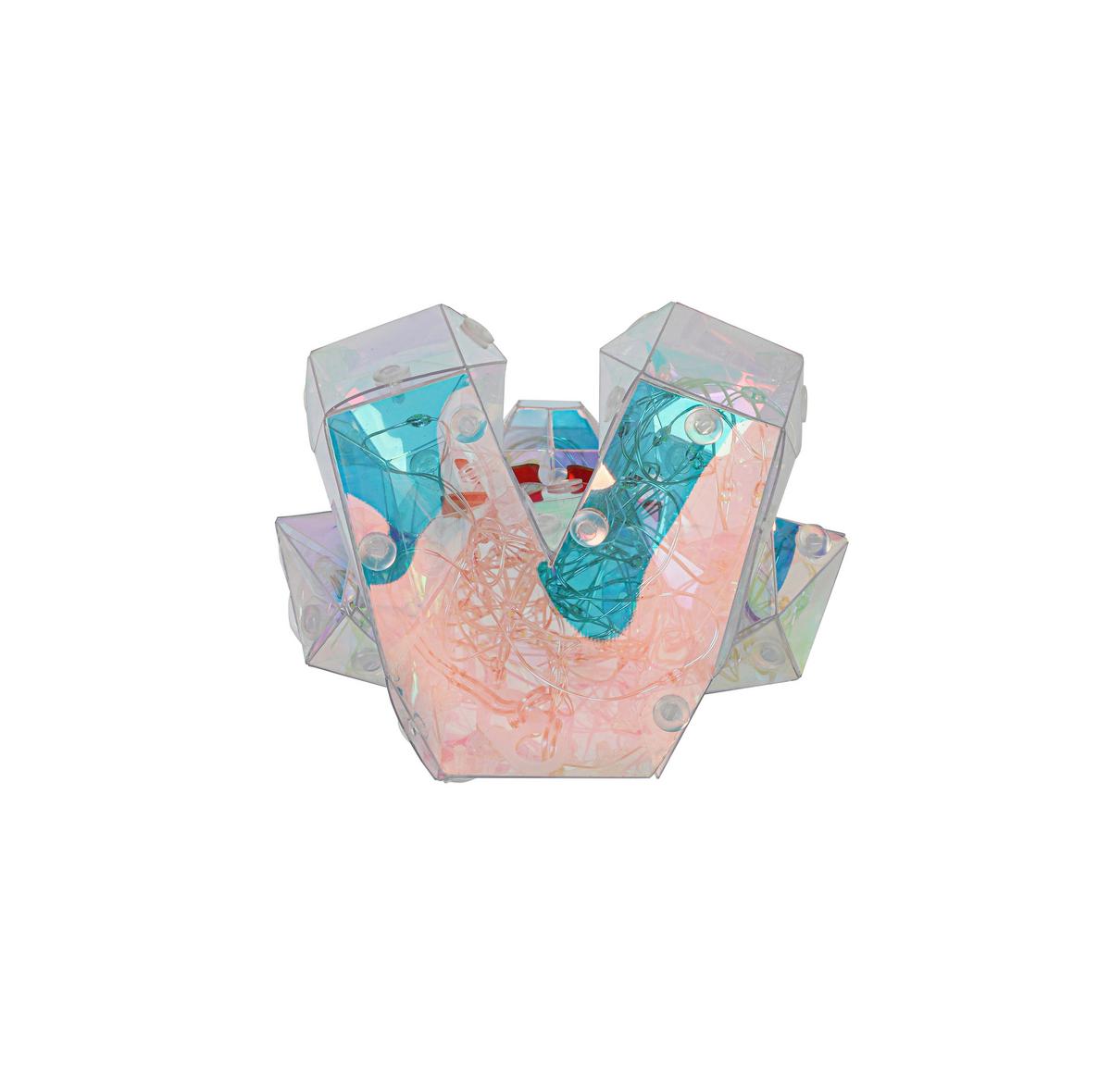 LED-Dekoleuchte Giga Pearl Effekt max. 1,6 Watt - Transparent/Rot, MODERN, Kunststoff (11/11,5/13,5cm) - Mömax