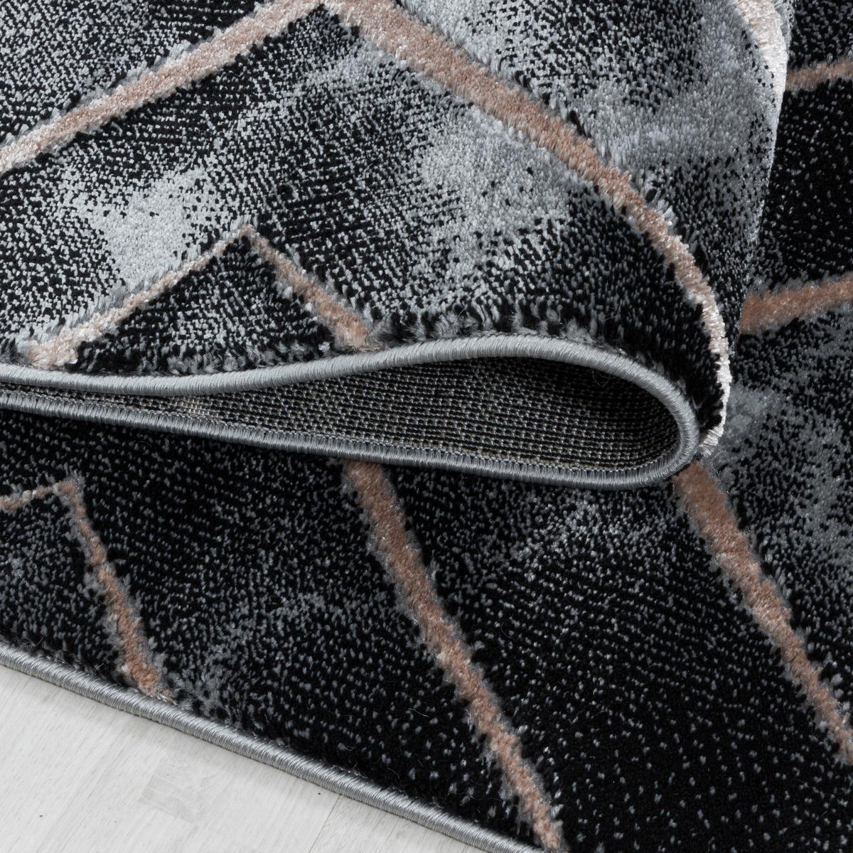 Webteppich Naxos Bronzefarben ca. 140x200cm - Bronzefarben, Design, Textil (140/200cm)