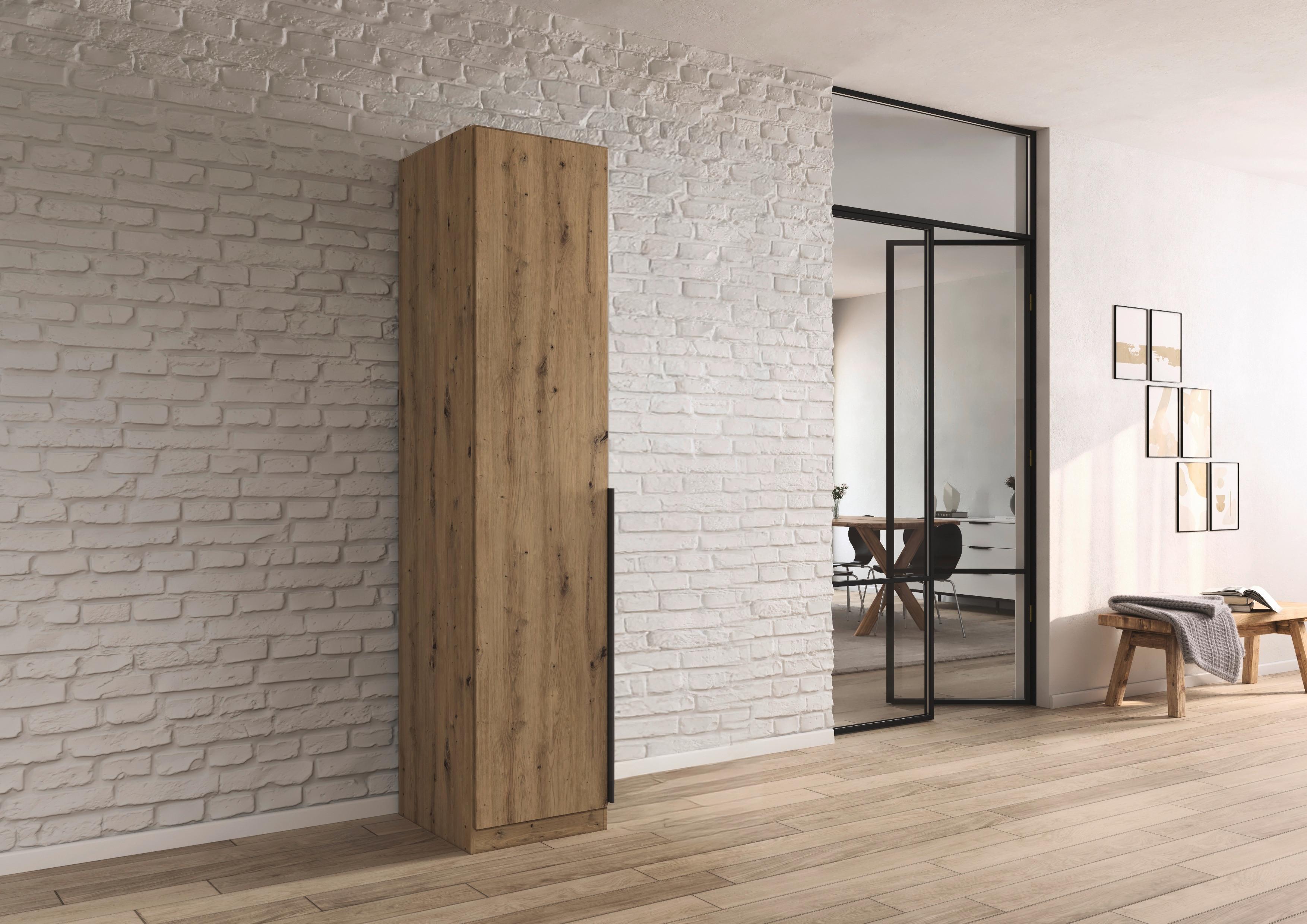 Ormar S Klasičnim Vratima Alabama - siva/tamno siva, Moderno, drvni materijal (47/229/54cm) - Modern Living