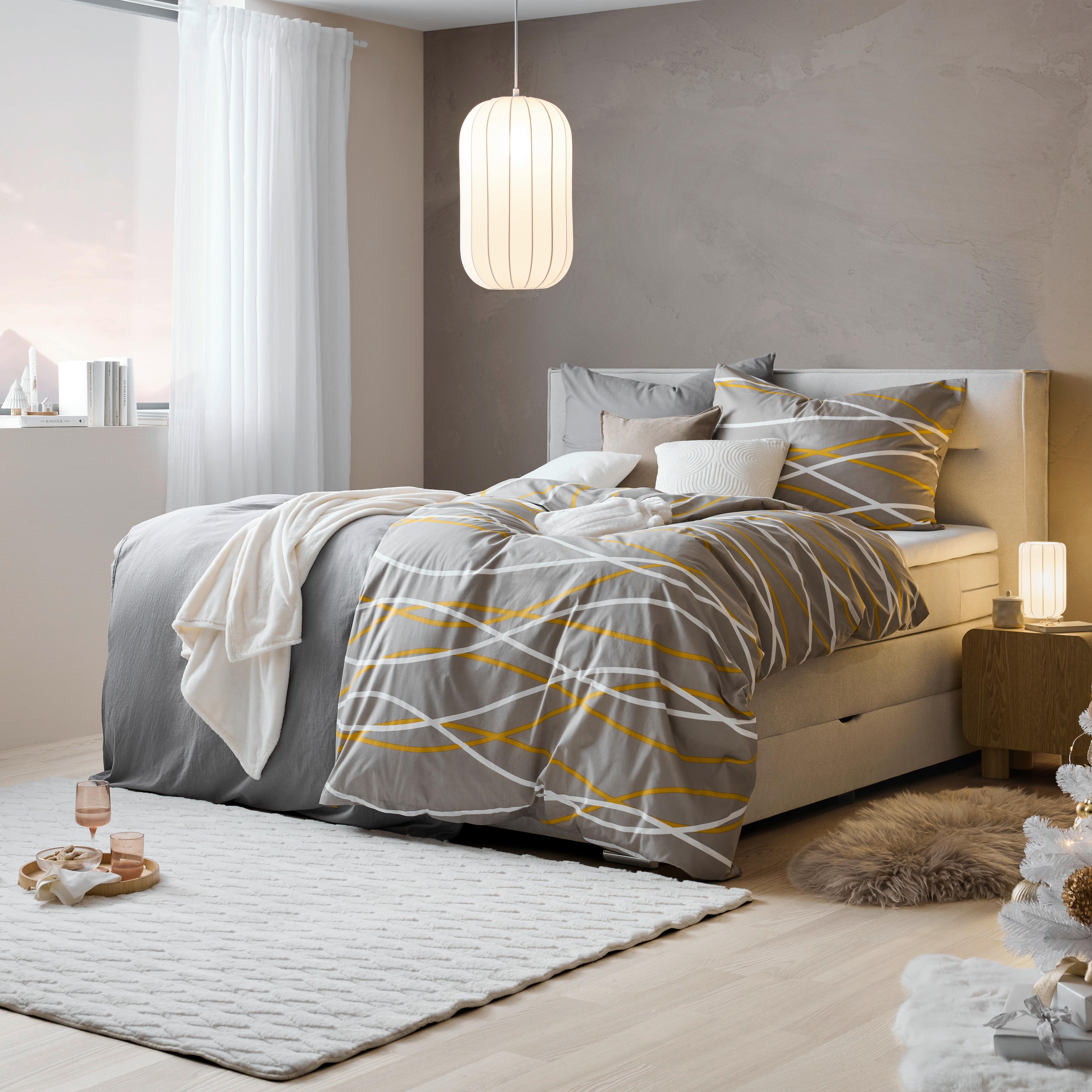 HÄNGLAMPA STOIU - vit, Modern, metall/textil (25/120cm) - Mömax