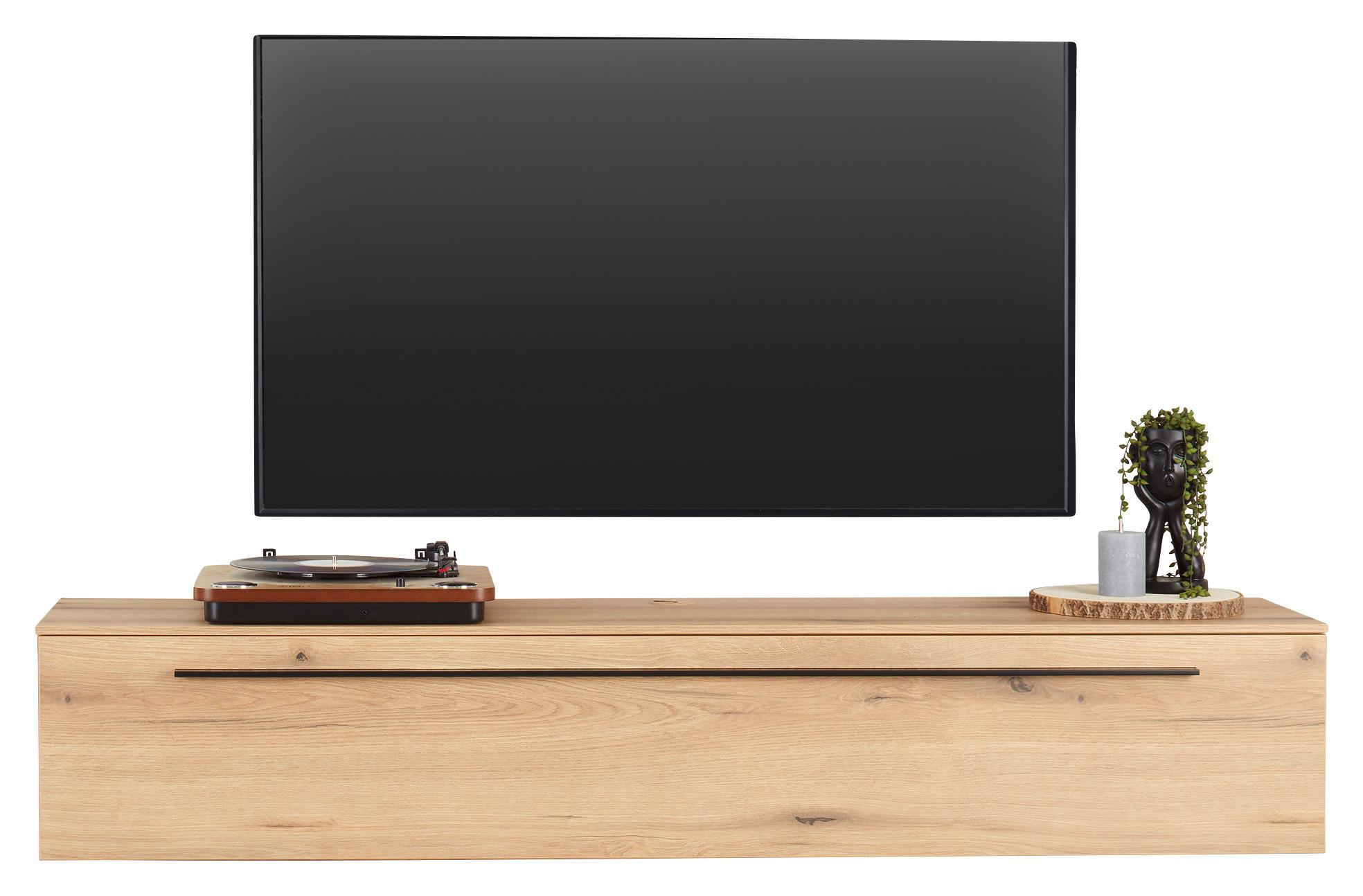 Tv Komoda Mateo - boje hrasta, Moderno, drvni materijal/plastika (180/41/40cm) - Modern Living
