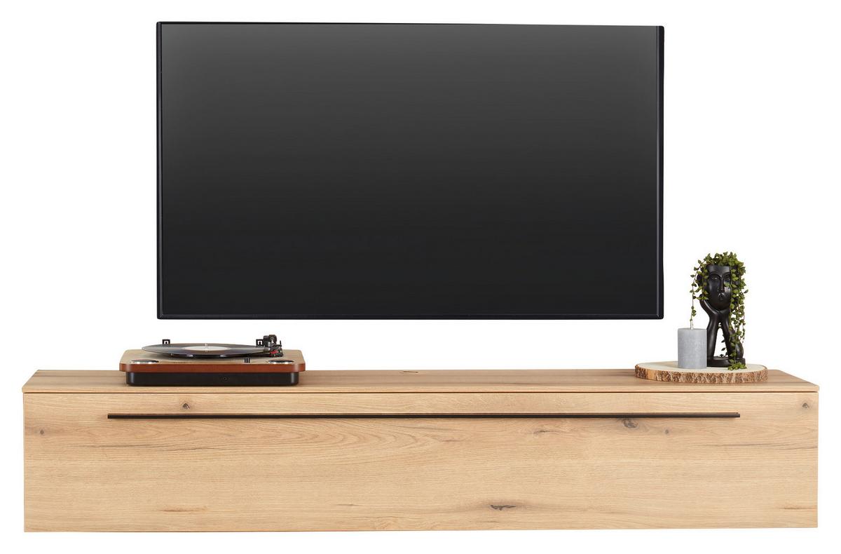 Tv Komoda Mateo - boje hrasta, Moderno, drvni materijal/plastika (180/41/40cm) - Modern Living