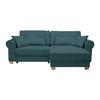 Wohnlandschaft Angelo Petrol - Petrol, MODERN, Holz/Holzwerkstoff (255/92/185cm) - Mömax