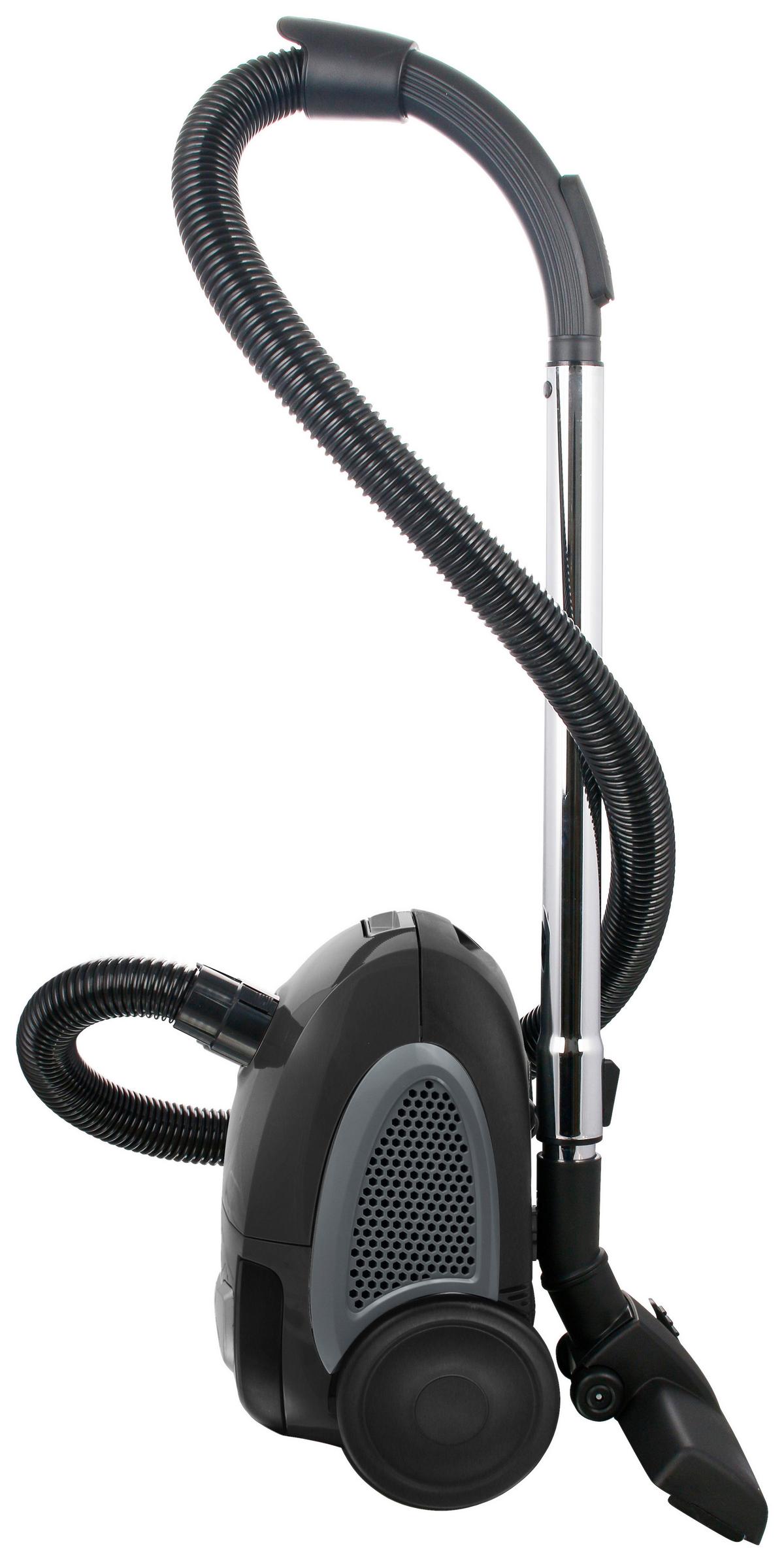 ODKURZACZ PODŁOGOWY VACUUM CLEANER - czarny, Basics, tworzywo sztuczne/metal (23/46,5/30cm) - EMERIO