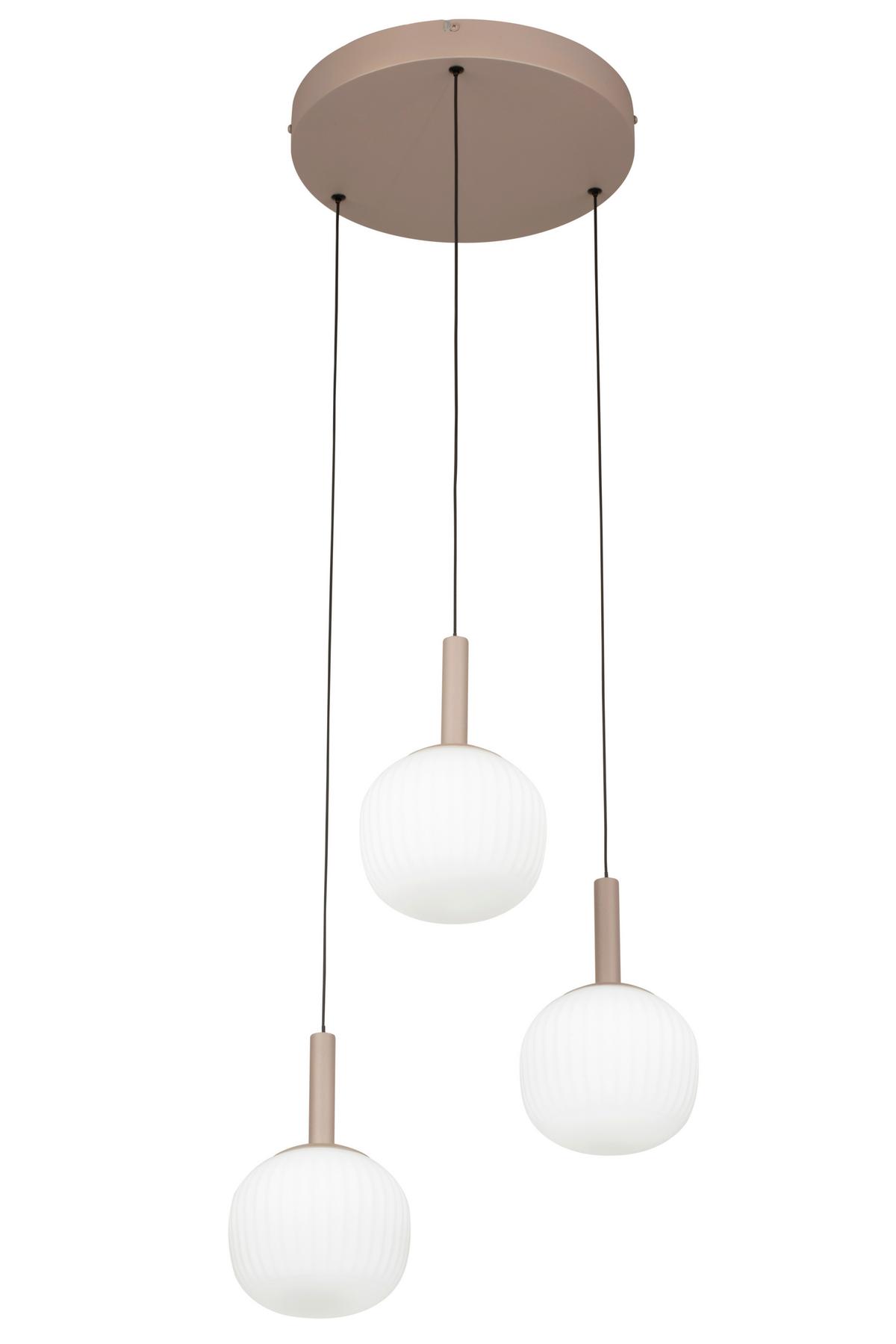 LAMPA WISZĄCA LED SWINDON *SBN* - biały, Design, metal/szkło (43/150cm) - Novel