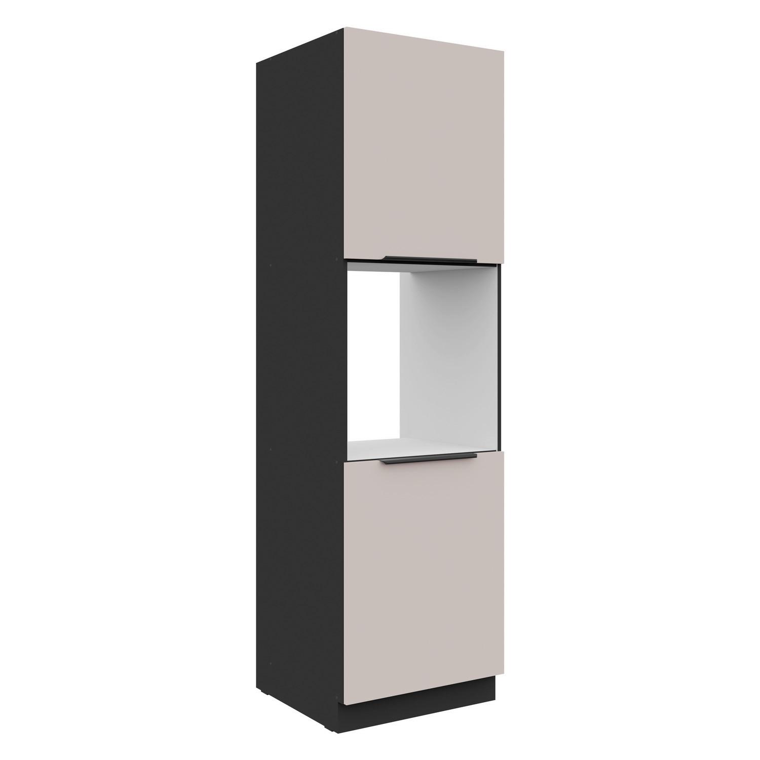 Element Za Ugradbenu Pećnicu Arona - bež/crna, Moderno, drvni materijal/metal (60/210/57cm)
