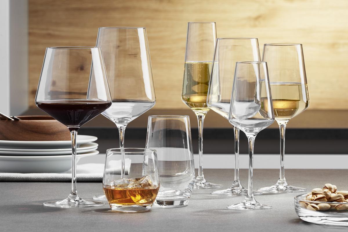 KOMPLET SZKŁA STOŁOWEGO 069550 - Basics, szkło (280ml) - Leonardo