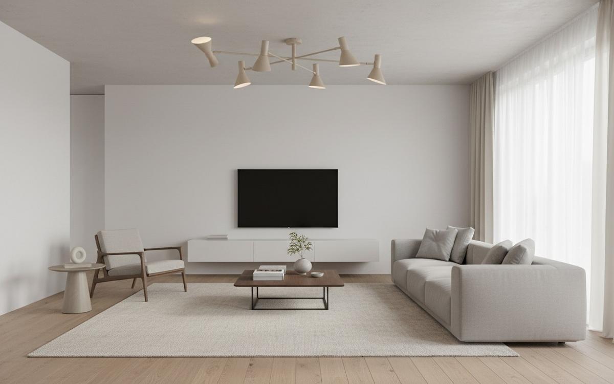 LAMPA SUFITOWA DOMINIKA - beżowy, Design, metal (103/83/40.5cm) - Collet's Monde