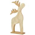 Dekorentier Fynn H ca. 69 cm - Naturfarben, MODERN, Holz (69cm)