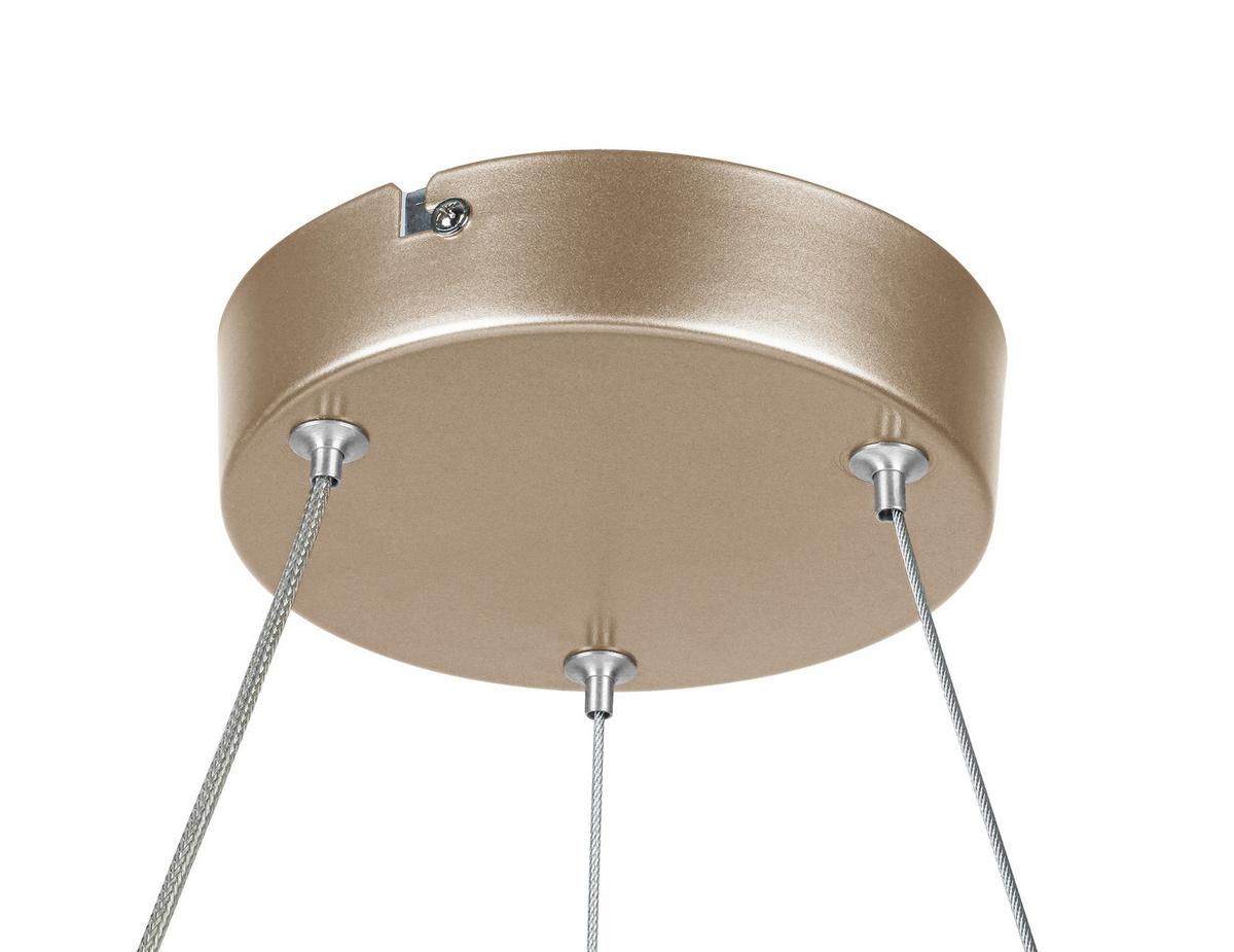 LAMPA WISZĄCA TERESA - biały/cappuccino, Trend, tworzywo sztuczne/metal (50/120cm) - Collet's Monde