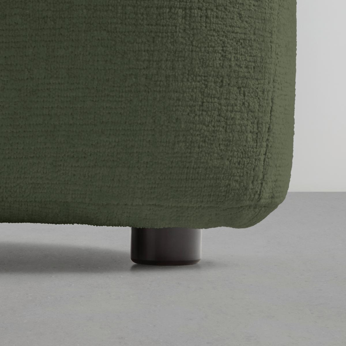 Hocker Leonas Grün - Schwarz/Grün, MODERN, Kunststoff/Textil (102/42/66cm) - Premium Living