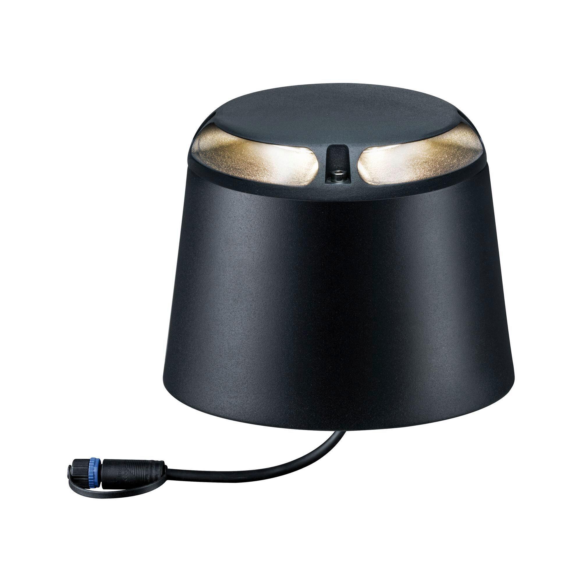 LED-Außenleuchte Plug&Shine max. 6 Watt - Anthrazit, Design, Metall (19,3/15,5cm) - Paulmann