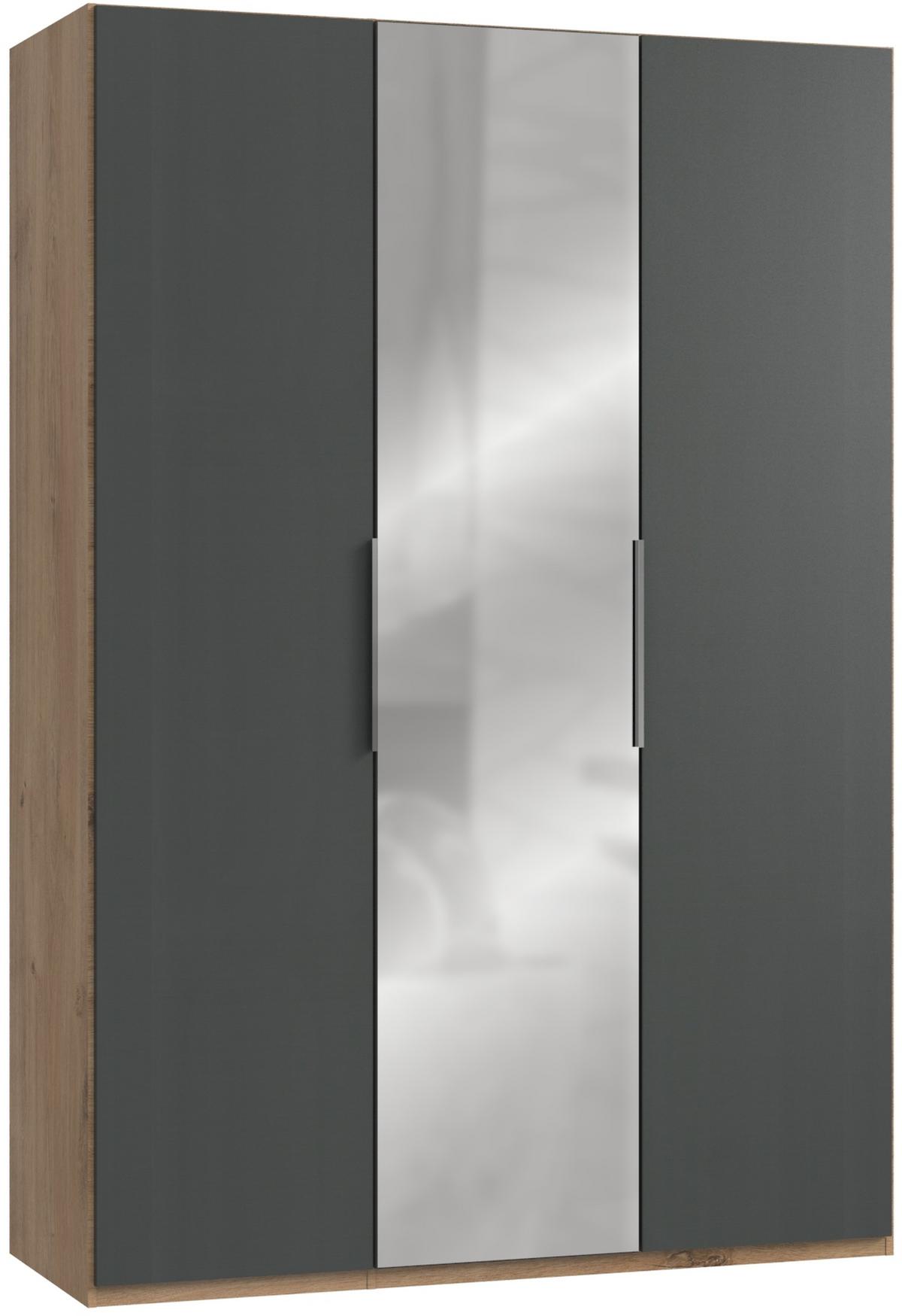 Ormar S Klasičnim Vratima Level 36 A - boje grafita/boje hrasta, Moderno, drvni materijal (150/216/58cm) - Modern Living