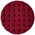 Pouf in Dunkelrot - Schwarz/Dunkelrot, ROMANTIK / LANDHAUS, Textil (90/44/90cm) - Zandiara Pouf in Dunkelrot - Schwarz/Dunkelrot, ROMANTIK / LANDHAUS, Textil (90/44/90cm) - Zandiara