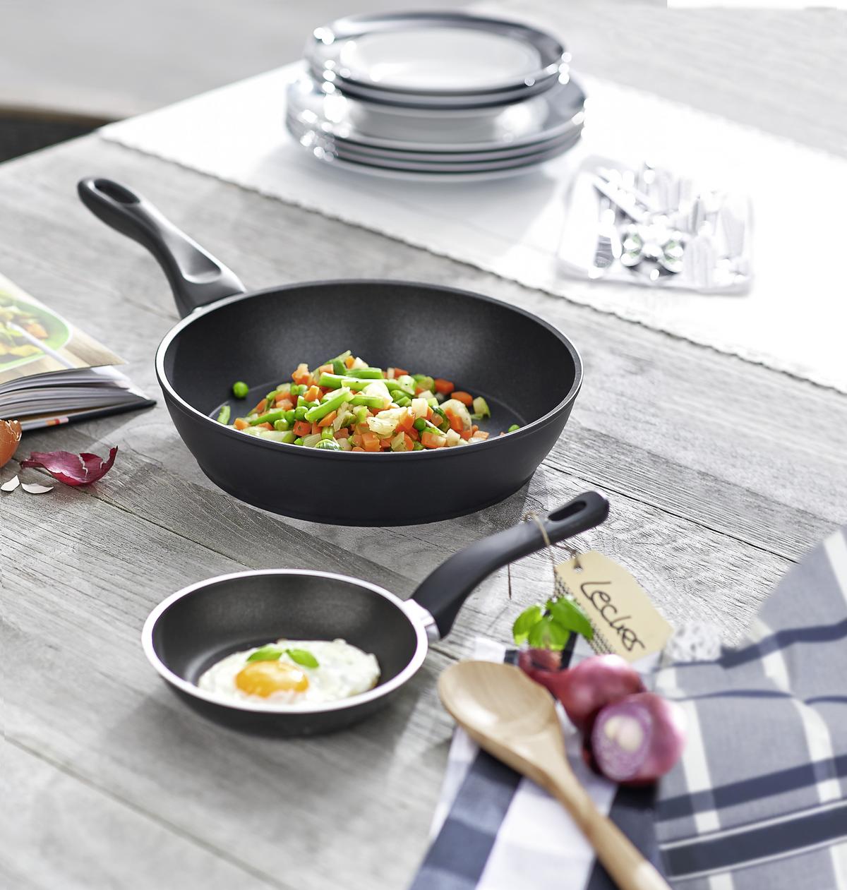 ZESTAW PATELNI ZWILLING VESUVIO - czarny, Basics, metal - Ballarini