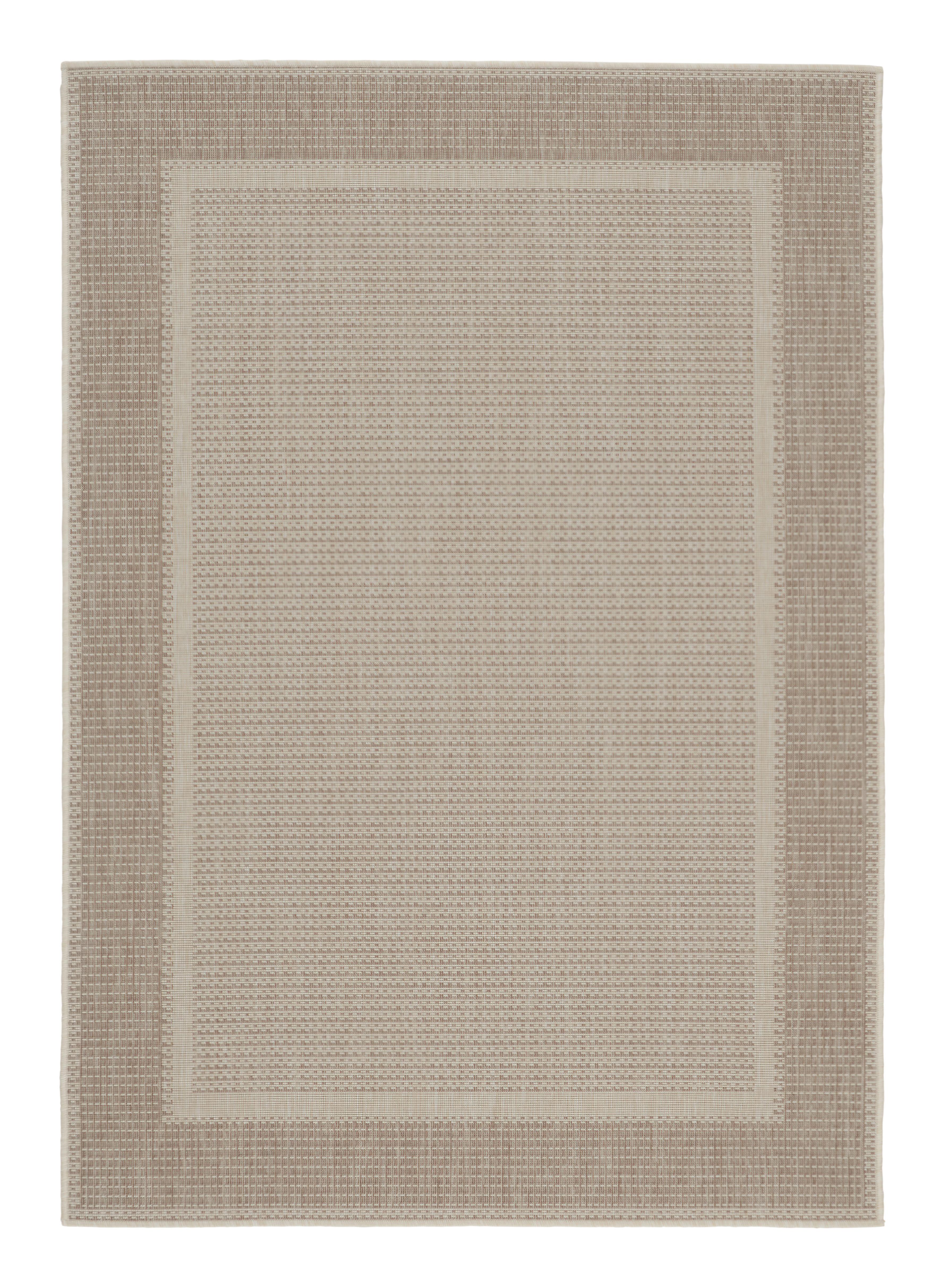 Flachwebteppich Country Beige 3 ca. 200x250cm - Beige, KONVENTIONELL, Textil (200/250cm) - Modern Living