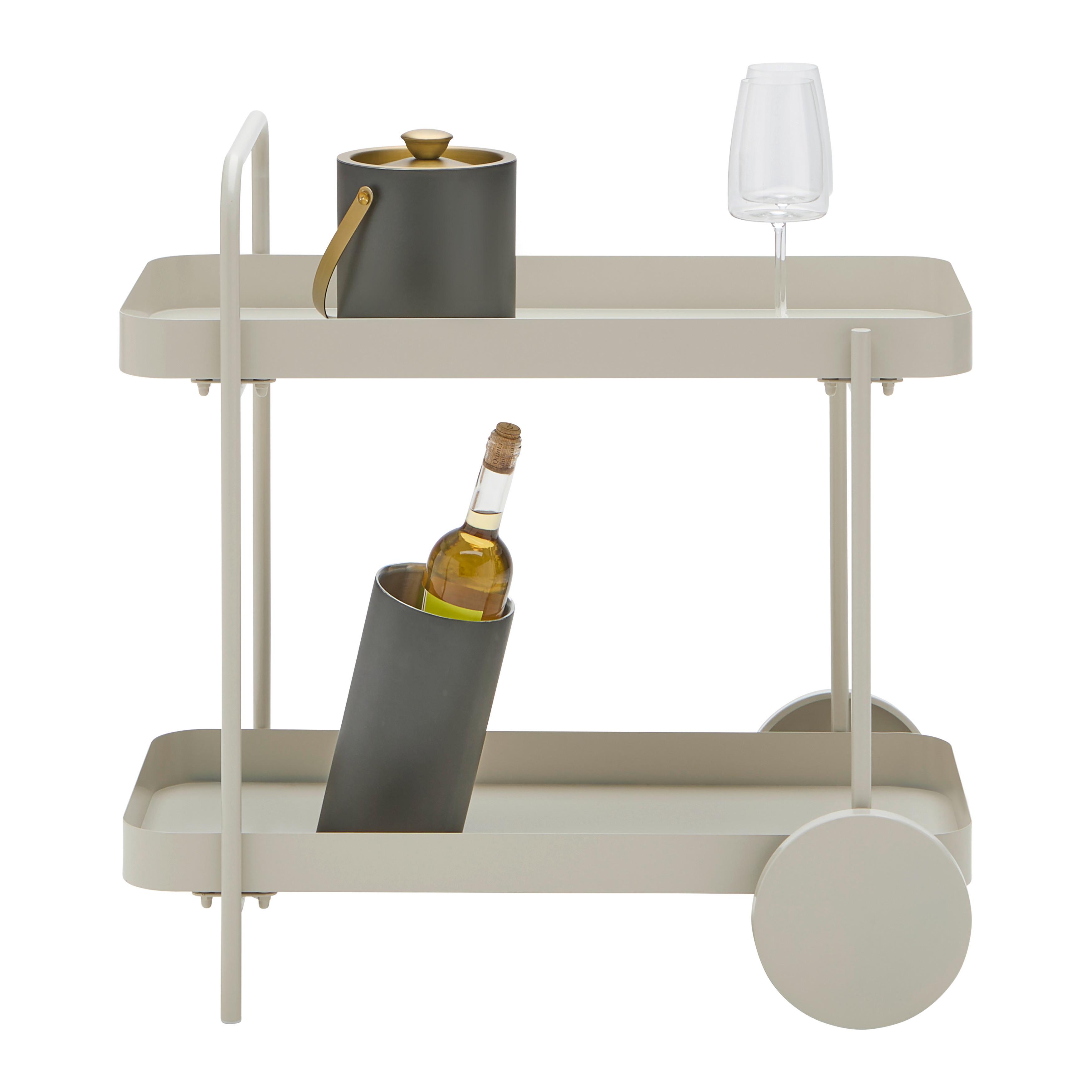 SERVERINGSVAGN DESINO -EXKLUSIV- - kashmir, Modern, metall (70/70/43cm) - Mömax