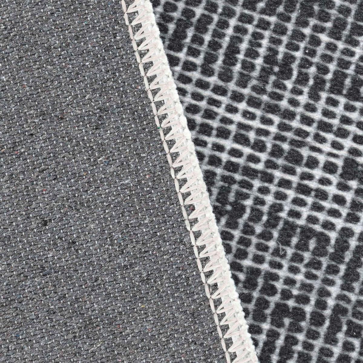 Webteppich Emilian in Grau ca. 120x170cm - Grau, Natur, Textil (120/170cm)