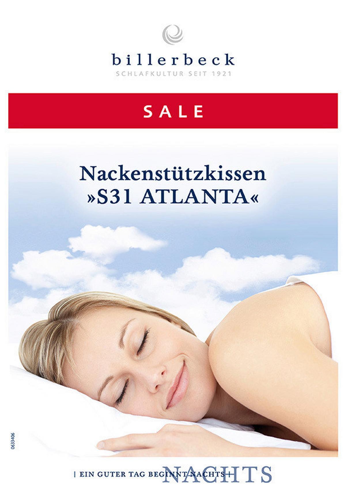 PODUSZKA POD KARK S31 ATLANTA - Basics, tkanina (40/80cm) - Billerbeck