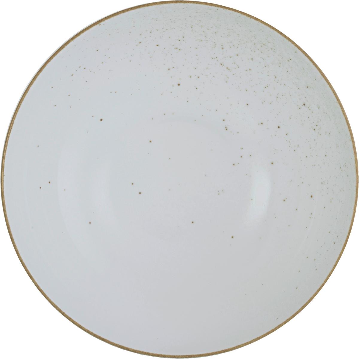 Salátástál Capri - fehér, Modern, kerámia (25/25/8cm) - Premium Living