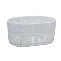 Coș Casei Oval L - alb, Konventionell, hârtie/metal (39/18/27cm) - Mömax