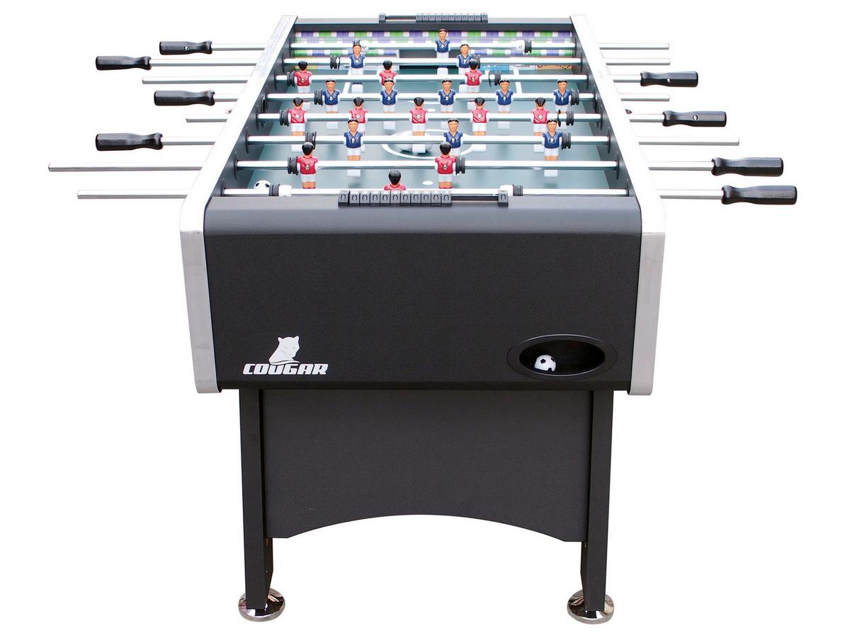 Tischfußball Arena in Schwarz - Schwarz, Basics, Holz (75/88/141cm) - Ambia Garden