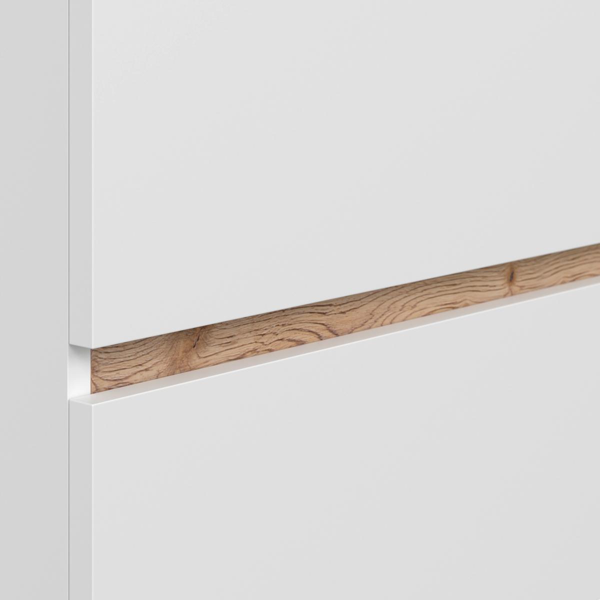 Omarica Za Pod Umivalnik Marbella, Bela, Hrast - bela, Moderno, leseni material/keramika (100/64,5/47cm) - Mömax