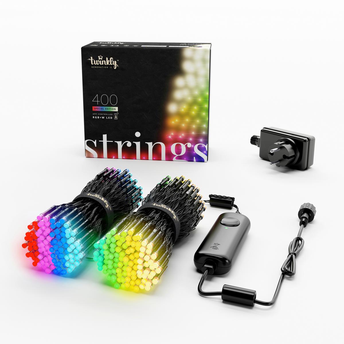 DEKORACJA ŚWIETLNA LED TWS400SPP-BEU TWINKLY - zielony/czerwony, Basics, tworzywo sztuczne (3200cm)