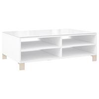 Klubska Miza Poole, Bela - barve šampanjca/bela, Design, umetna masa/steklo (110/70/37,9cm) - Hom`in