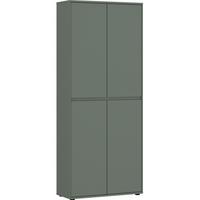 Dulap pentru hol ZAPATO - verde salvie, Design, material pe bază de lemn (75/185,9/35,3cm) - Modern Living