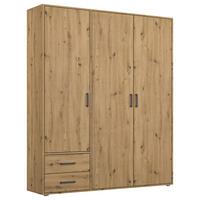 DULAP  USI ROTATIVE VOYAGER - stejar Artisan, Modern, material pe bază de lemn (140/194/53cm) - Modern Living