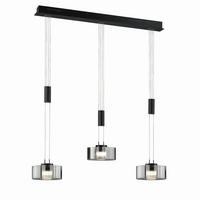 LAMPA WISZĄCA LED 61096 LAVIN - Design, metal/szkło (100/20/160cm) - Fischer & Honsel