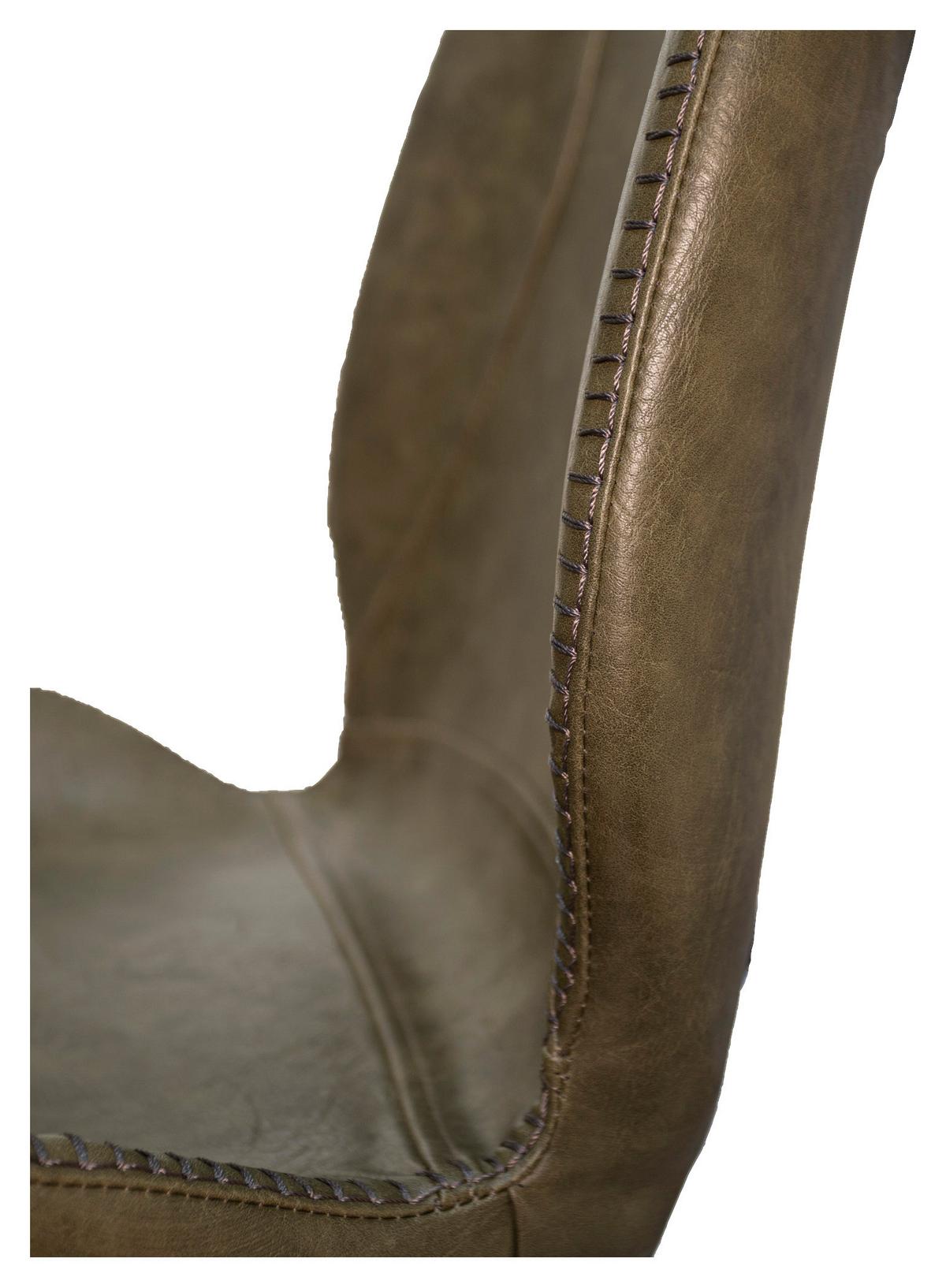 Barhocker-Set Barron 2er-Set ca. 47x99 cm Grün - Schwarz/Grün, KONVENTIONELL, Kunststoff/Textil (47/99/55cm) - MID.YOU