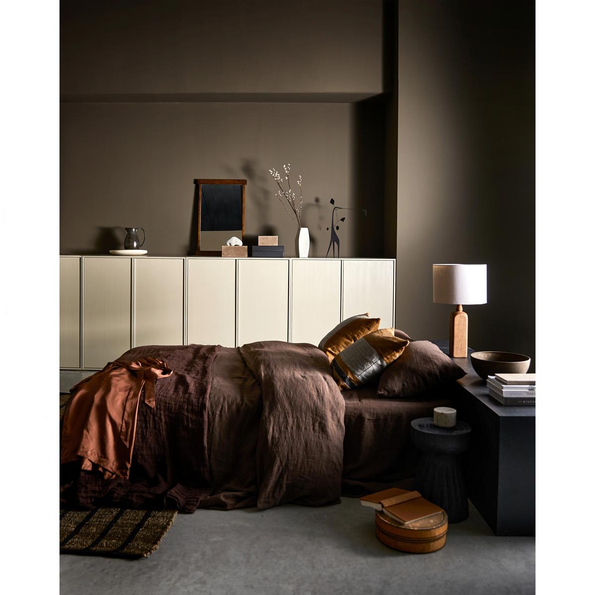 Hocker Borre Schwarz B: 28 cm - Schwarz, Design, Holz (28/40/28cm) - Livetastic