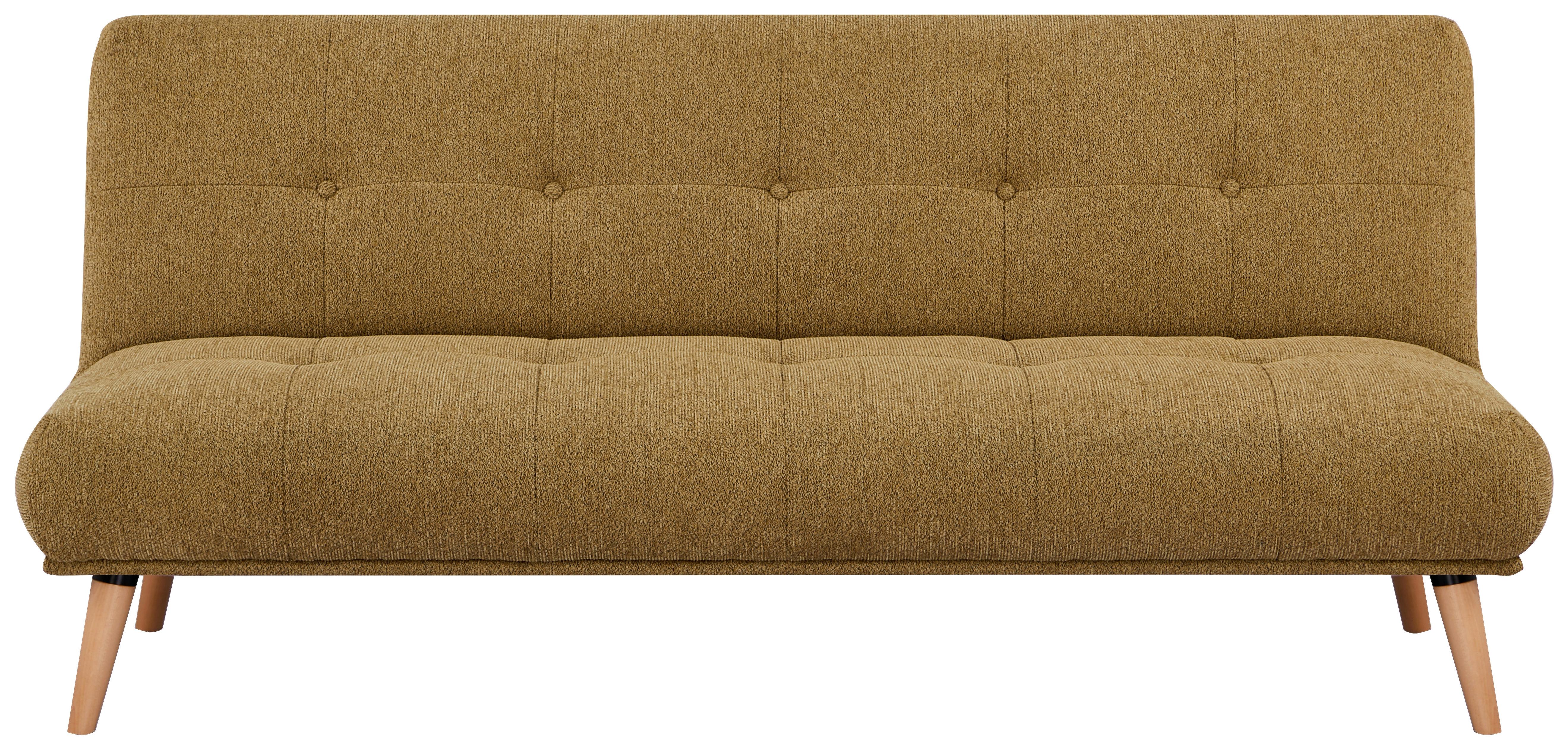 Sofa Urbino - prirodna boja/senf žuta, Moderno, drvo/tekstil (188/84/87cm) - Mömax