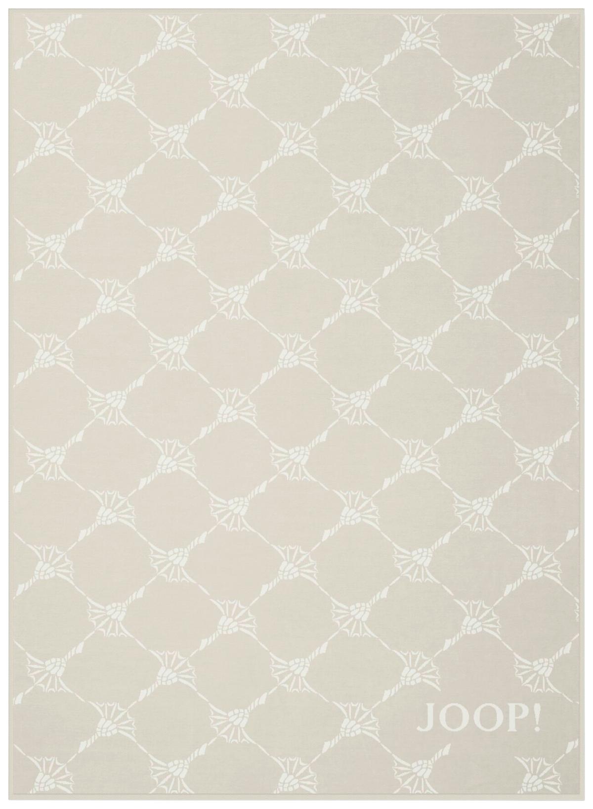 KOC CORNFLOWER JOOP! - biały/kolor piaskowy, Basics, tkanina (125/170cm) - Joop!