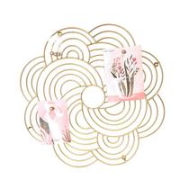 Suport pentru poze Rondo - auriu, Romantik / Landhaus, metal (50cm) - Modern Living