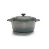 Bratentopf Elisa M Grau ca. 4,4 l - Grau, KONVENTIONELL, Metall (24/11cm) - Modern Living