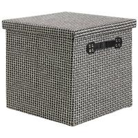 Összehajtható Doboz Foldable - fekete/fehér, műanyag/karton (29,5/28/30cm) - Mömax